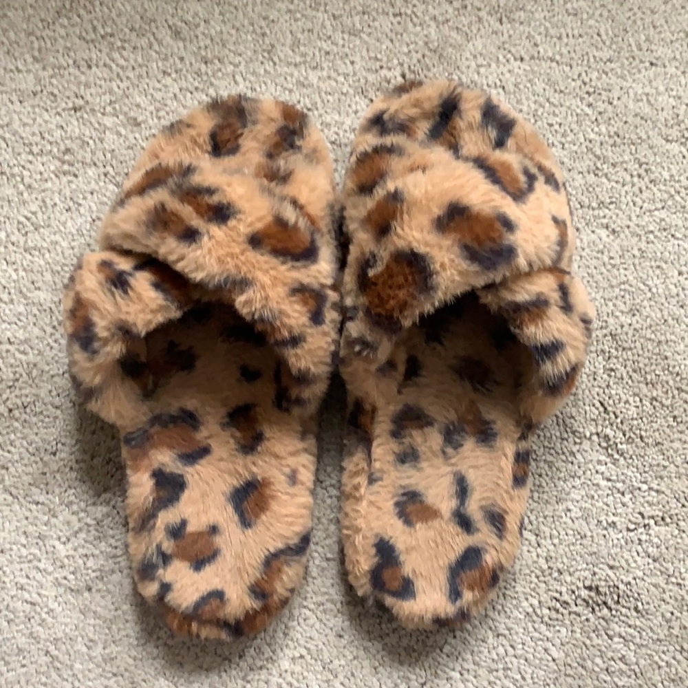 Leopard Slippers